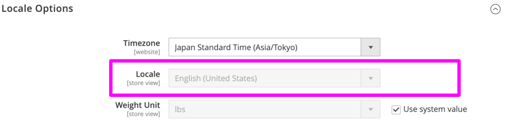 Magento2:“Adjust Address Info For Japanese”エクステンション:ロケール設定画面ドロップダウン無効時
